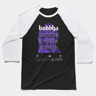 glowing purple buddha head | streetwear | quote Baseball T-Shirt